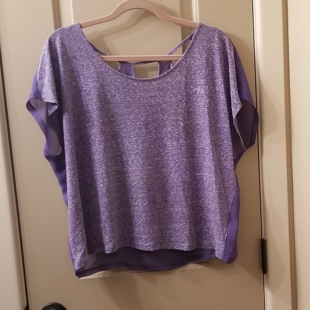 Decree high low crop top